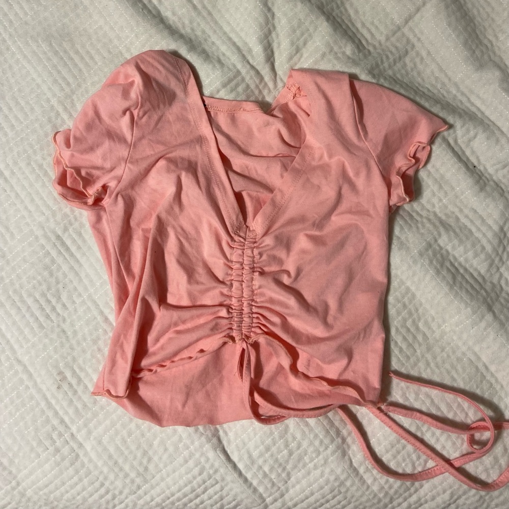 Pink Synched Crop Top, size small